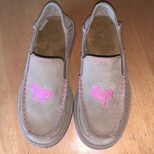 Ariat Suede Slip Ons size 11/girls